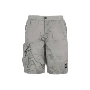 STONE ISLAND Casual Shorts Men Gray