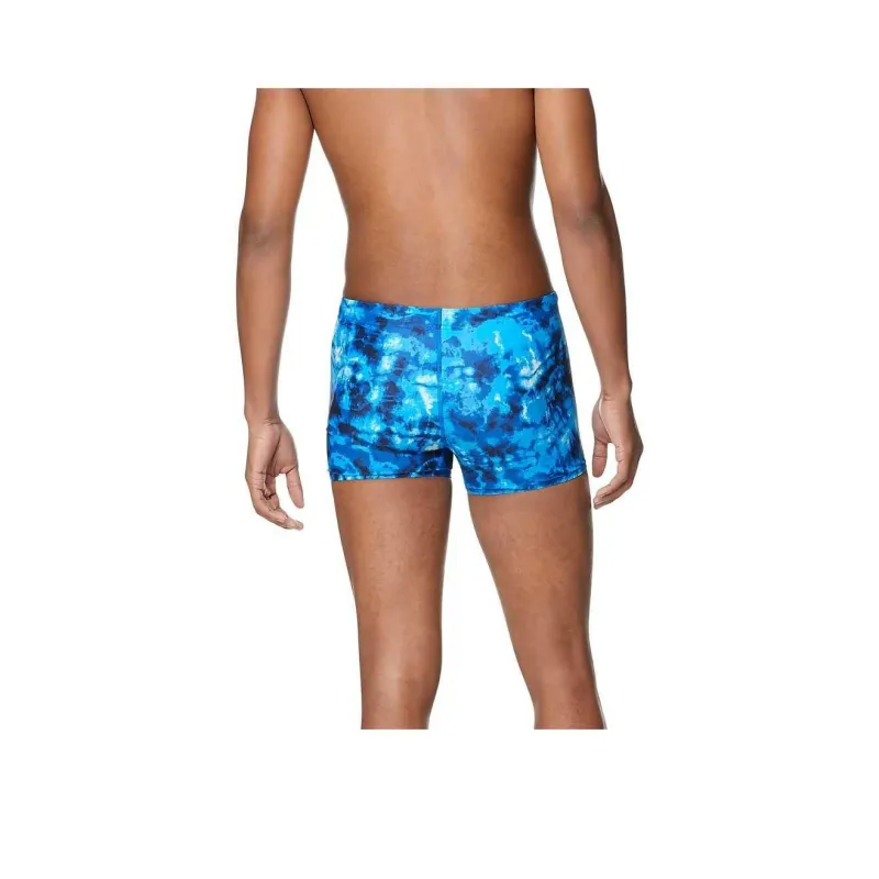 Speedo Hothouse Floral Square Leg Navy Creora Highclo Swimming Shorts Men's-3