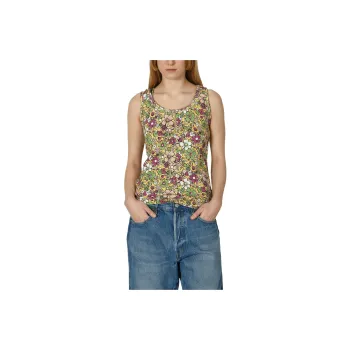 Martine Rose Layered Floral print Tank Top