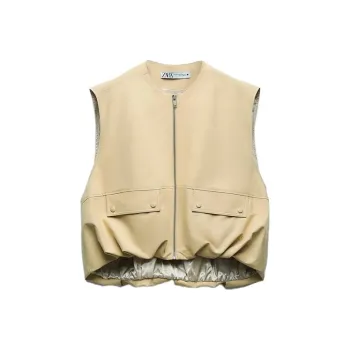 ZARA Tank Tops Women's Tan
