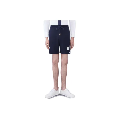 THOM BROWNE Embroidered Drawstring Track Shorts
