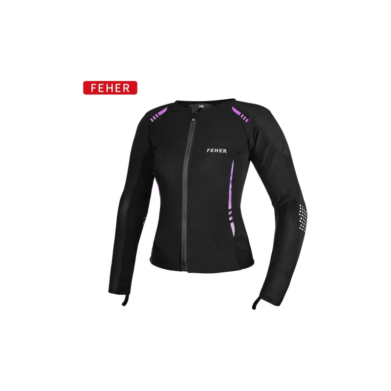 FEHER Biker Jacket Unisex Commute Impact-Resistant Protective Sun Protection Lightweight-9