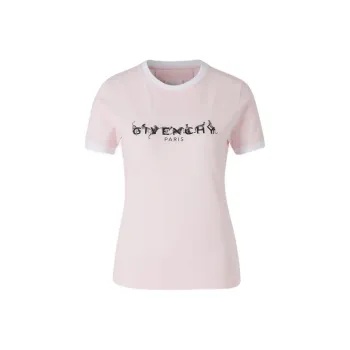 Givenchy Logo Printed Crewneck T Shirt