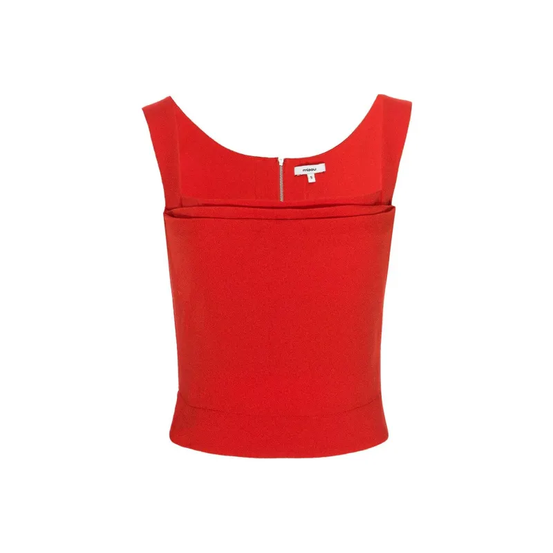 Miaou IMOGENE CORSET Tank Tops Women's Red-0