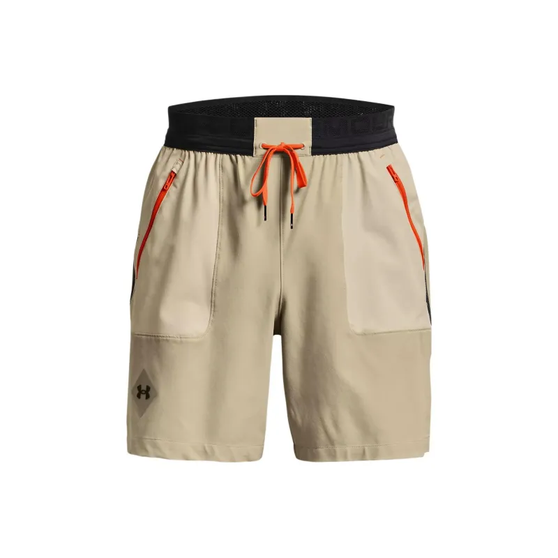 Under Armour Fitted Shorts Men's Limestone White-0