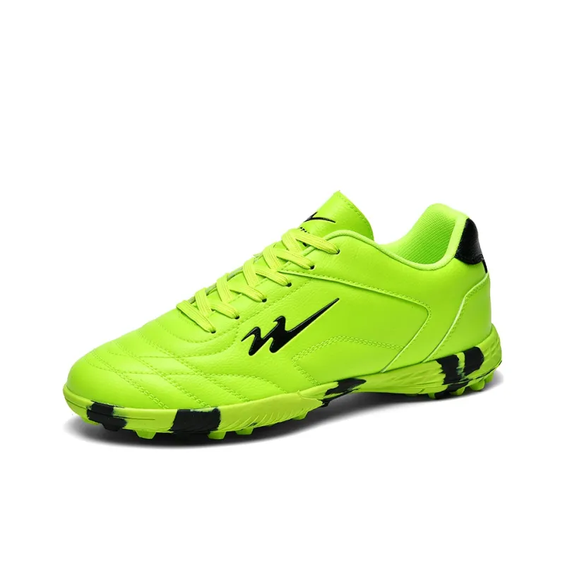 Binary TF Turf Cushioning Abrasion Resistant Lightweight Soccer Shoes Unisex Neon Green/Black-1