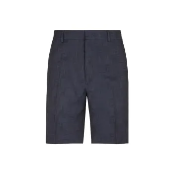 FENDI FW23 Casual Shorts Men's Blue
