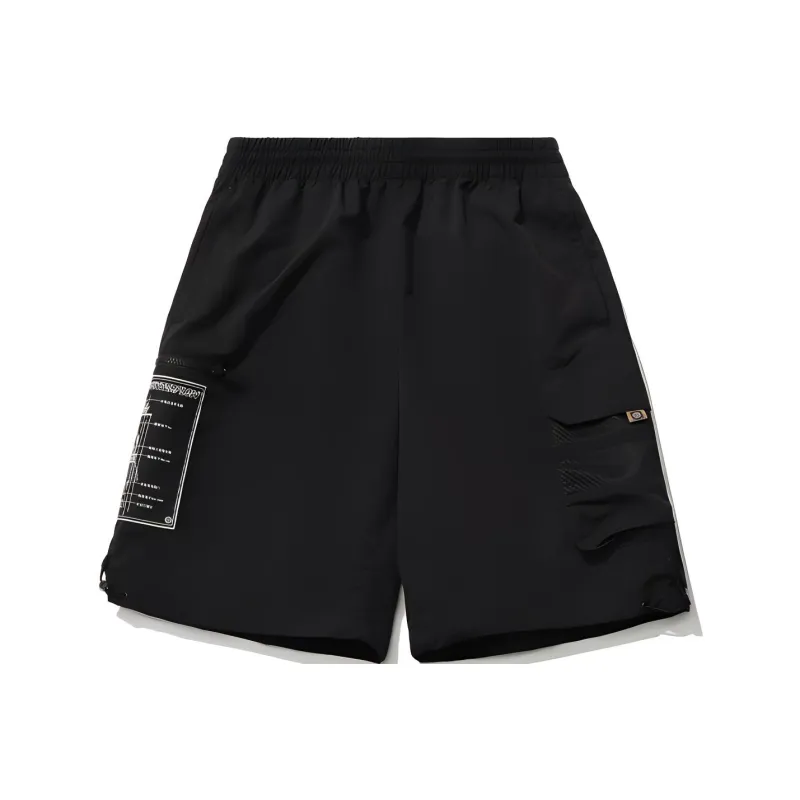 LINING CF Tracing Sports Shorts Men Black-0