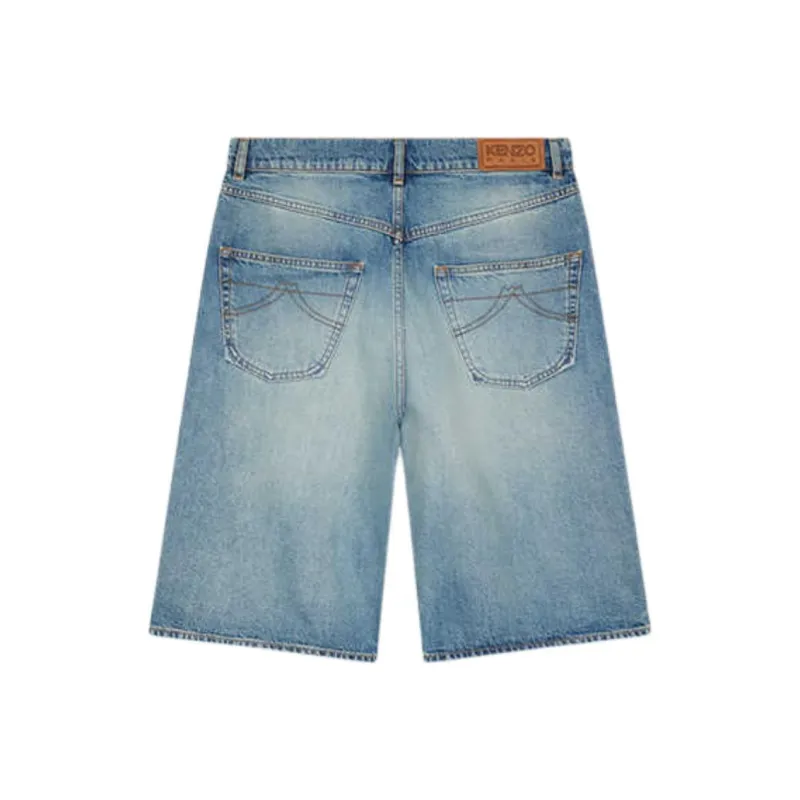 KENZO SS25 Denim Shorts Men's Blue-1