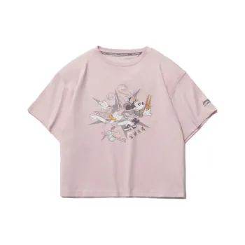 Disney X LINING Crop Tops Women's Pink