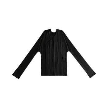 PLEATS PLEASE ISSEY MIYAKE T Shirt Women's Black