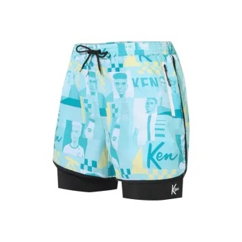 Barbie Swimming Shorts Men's Blue Print