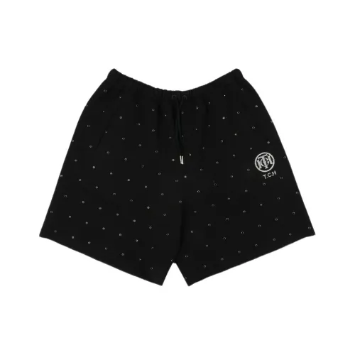 ankellange leggings i sort
