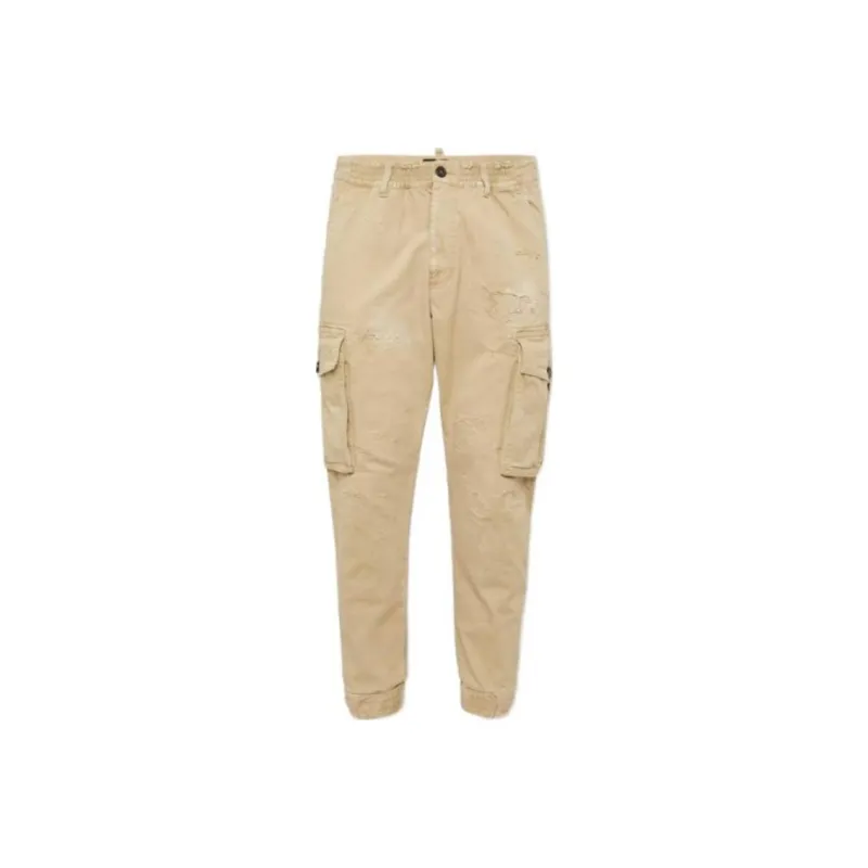 Dsquared2 Distressed Cargo Pants-0