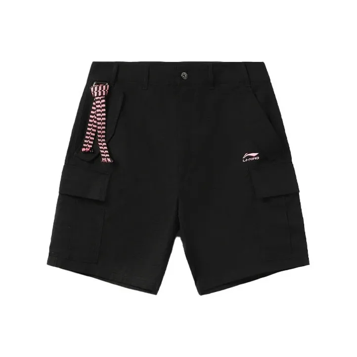 LiNing Skateboard Sports Shorts Men's Black-0