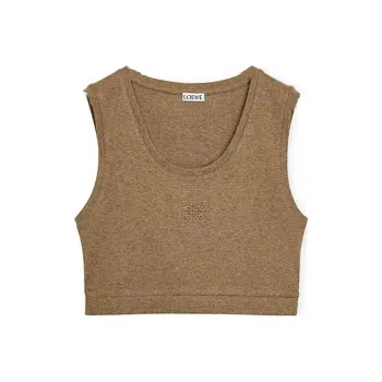 LOEWE Tank Tops Women's Brown