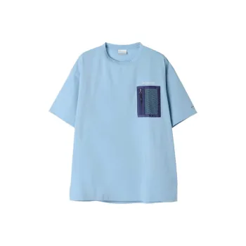 Columbia Ray River T Shirt Unisex Blue 431