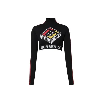 Burberry Crop Tops Women's Black
