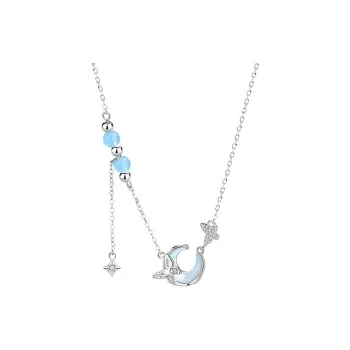 Eclater 925 Sterling Silver Necklaces Women's