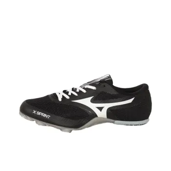 Mizuno X Sprint Slip Resistant And Abrasion Resistant Functionality Black Training Track And Field Shoes Unisex Low Top