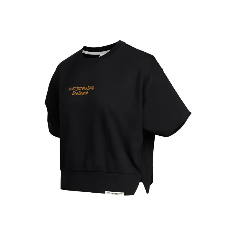 Nike Crop Tops Women's Black-0