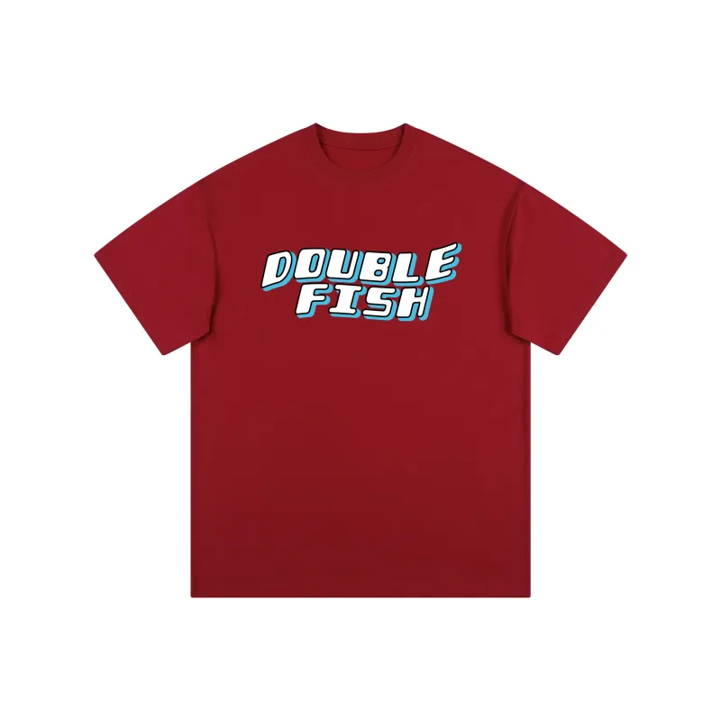 DOUBLEFISH Short Sleeved T Shirts Unisex-6