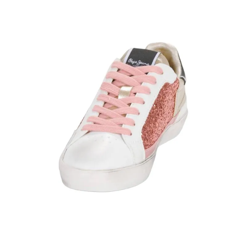 Pepe Jeans Low Top Skateboard Shoes Women's Pink-3