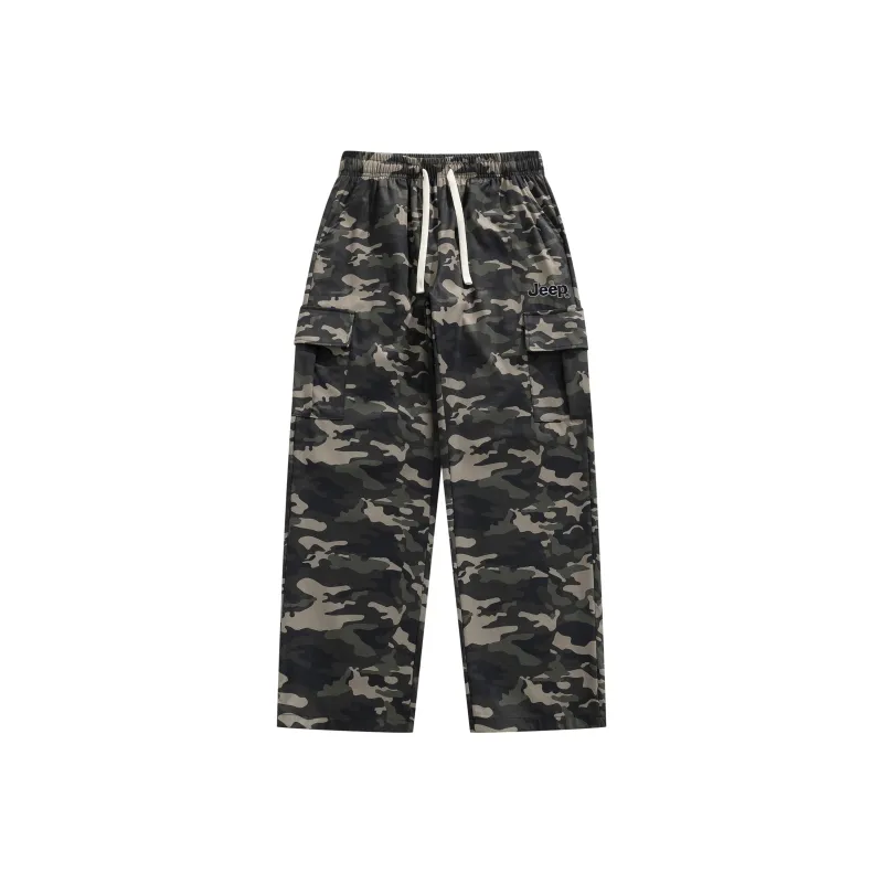 Jeep Garden Mori Casual Pants Unisex-3