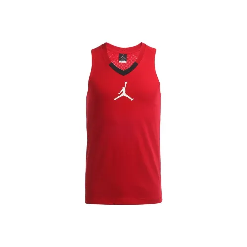 Jordan Basketball Jersey Men's Red White