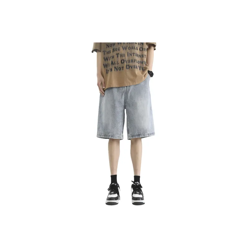 CREAZIONI LA FANTASIA E MOBILE Denim Shorts Unisex-6