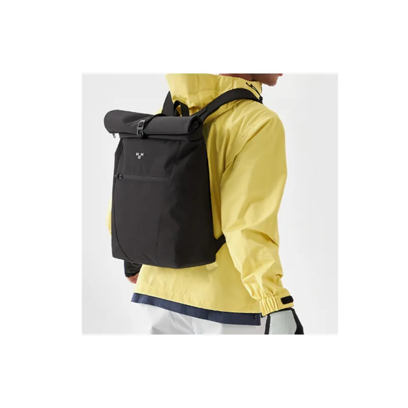 MAH Polyester Backpack Tubas Unisex Obsidian Black-4