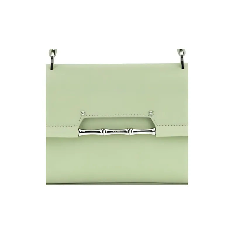 GUESS Genuine Leather Shoulder Bag Crossbody Bag Handbag Women's Green-2
