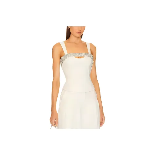 JONATHAN SIMKHAI Tank Tops Women's Natural White