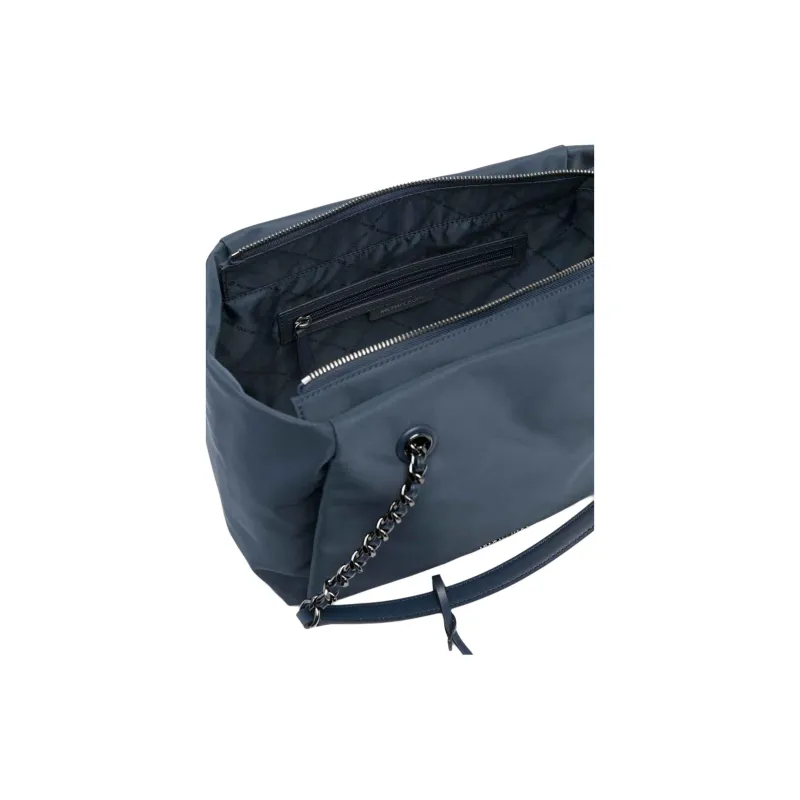 MICHAEL KORS Calfskin Tote Bag, Shopping Bag, Handbag, Shoulder Bag Women's Blue-3