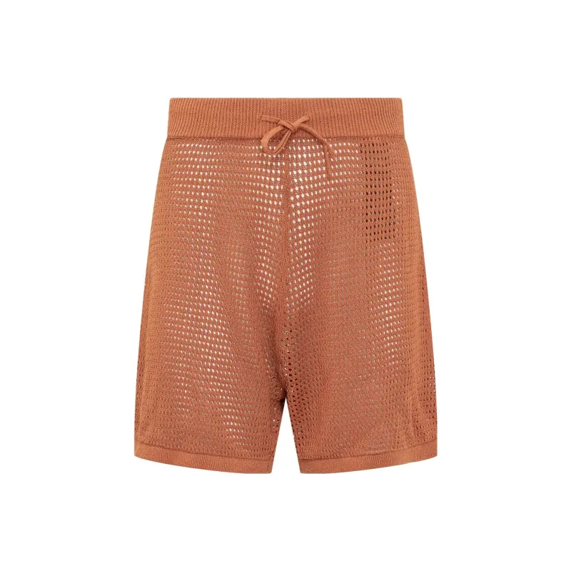 NANUSHKA Fico Knitted Shorts-0
