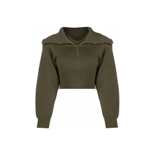 Jacquemus Slim Fit Sweater Women's Green