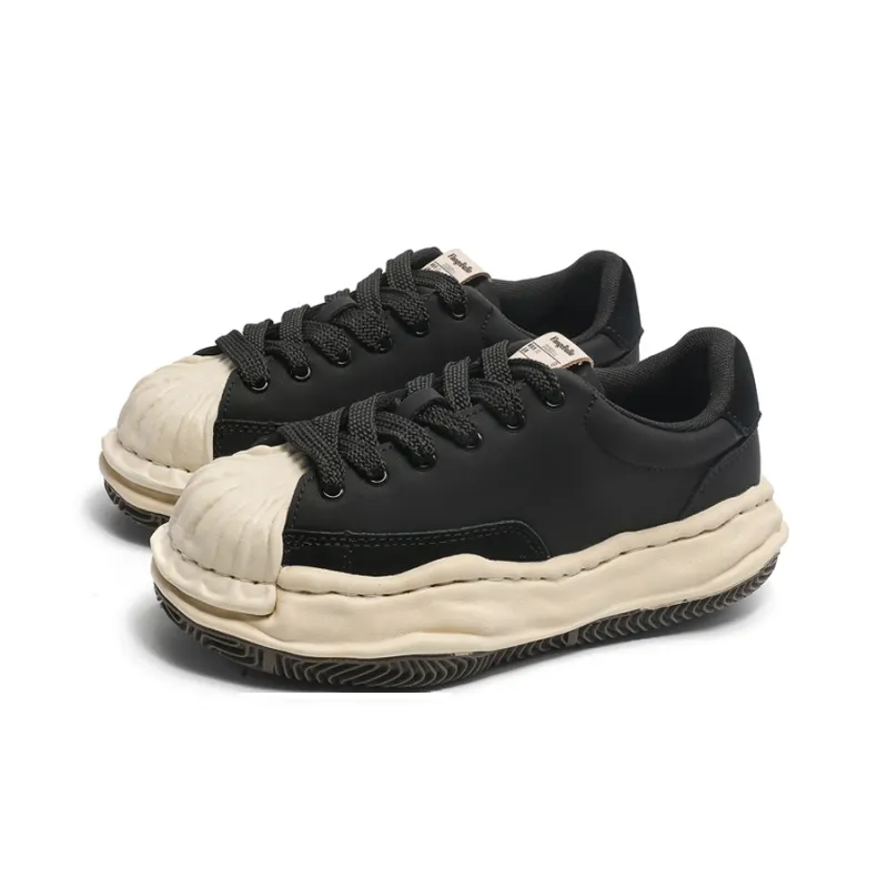 Flange Bullo Low-Top Casual Shoes Unisex Black-3