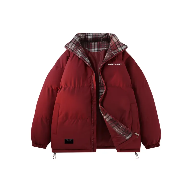 BOBBY ABLEY Puffer Jacket Unisex Dark Purple-10