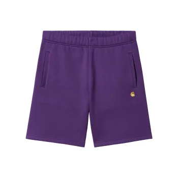Carhartt WIP SS24 Chase Sweat Short Casual Shorts Men's Purple