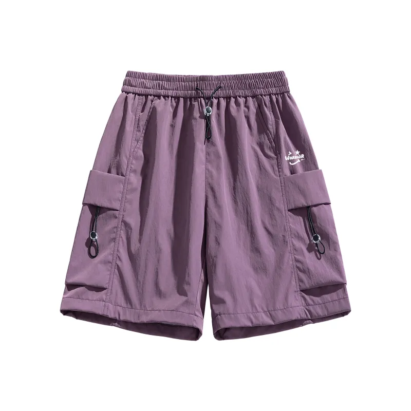 Warrior Huichao Riding The Wind Collection Cargo Shorts Unisex-20
