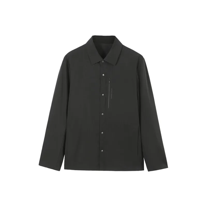 DAVID NAMAN Puffer Jacket Men's Black-0