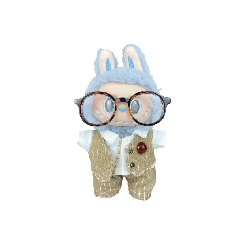 [Modified Doll] POP MART Labubu THE MONSTERS Heartbeat Macaron Collection London Morning Mist Hang Tag Box 17cm-15