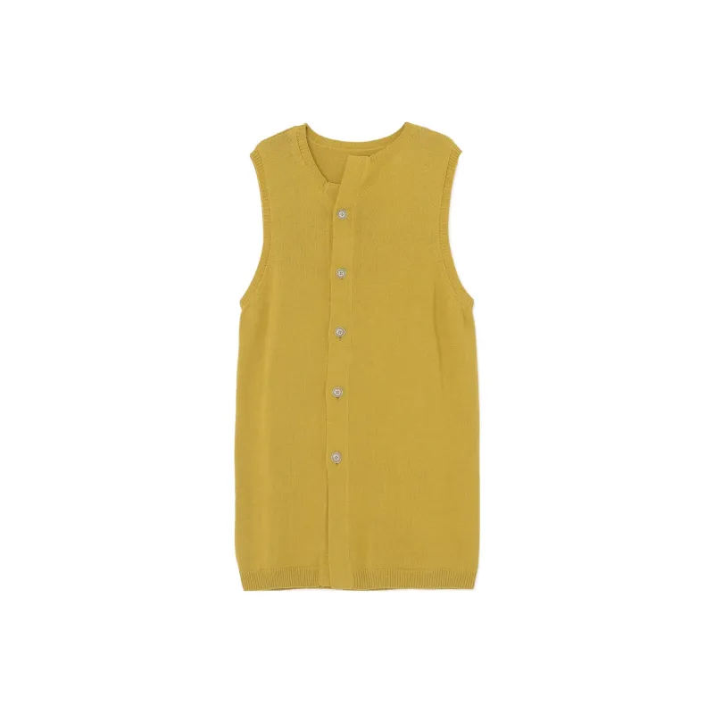 Yohji Yamamoto Tank Tops Women's Yellow-0