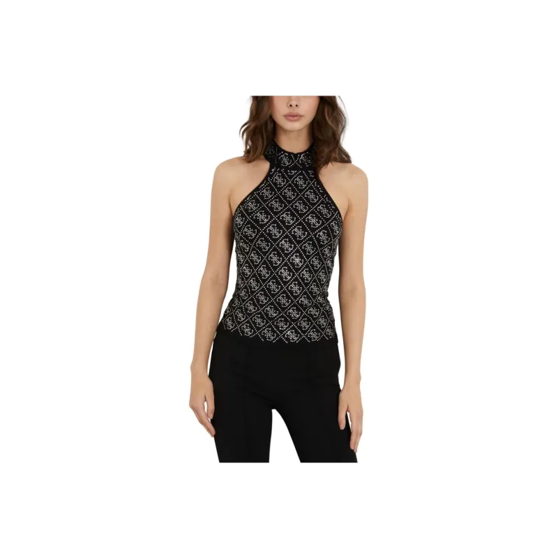 GUESS Tank Tops Women's Black-0