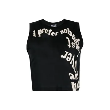 DIESEL Tank Tops Women's Black