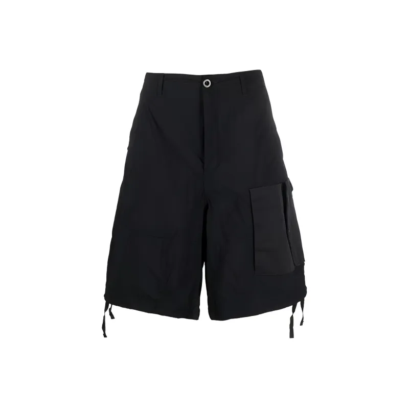 TEN C Drawstring Cuff Cargo Shorts-0