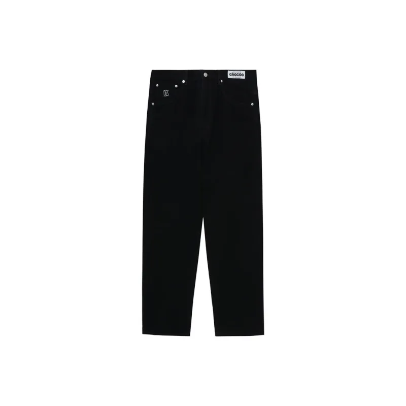  CHOCOOLATE Drop crotch Straight leg Jeans-5