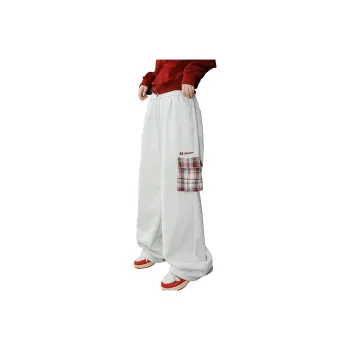 Warrior Ride The Wind Collection Open Ended Smile Collection Casual Pants Unisex Navy Blue