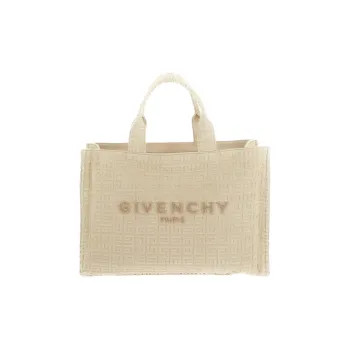 Givenchy Canvas Tote Bag, Shopping Bag, Handbag Women's Ivory