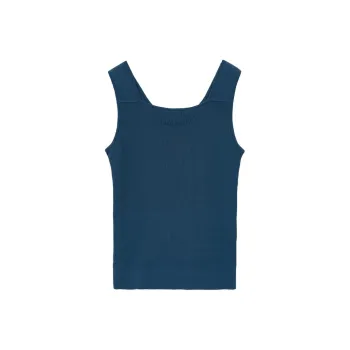 MARITHE FRANCOIS GIRBAUD SS24 Tank Top Women's Gray Blue